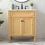 Thumbnail1 of Elegant Park Avenue 30 In. Bathroom Vanity In Natural Wood