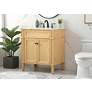 Thumbnail3 of Elegant Park Avenue 30 In. Bathroom Vanity In Natural Wood more views