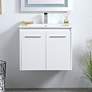 Thumbnail1 of Elegant Rasina 24 In. Bathroom Floating Vanity in White