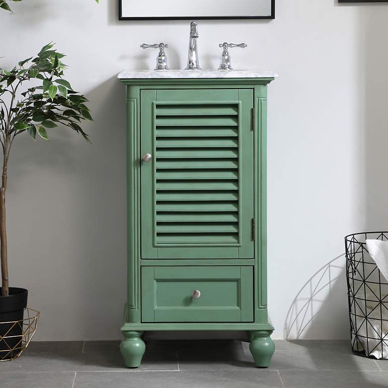 Image 1 Elegant Rhodes 19 In. Bathroom Vanity In Mint