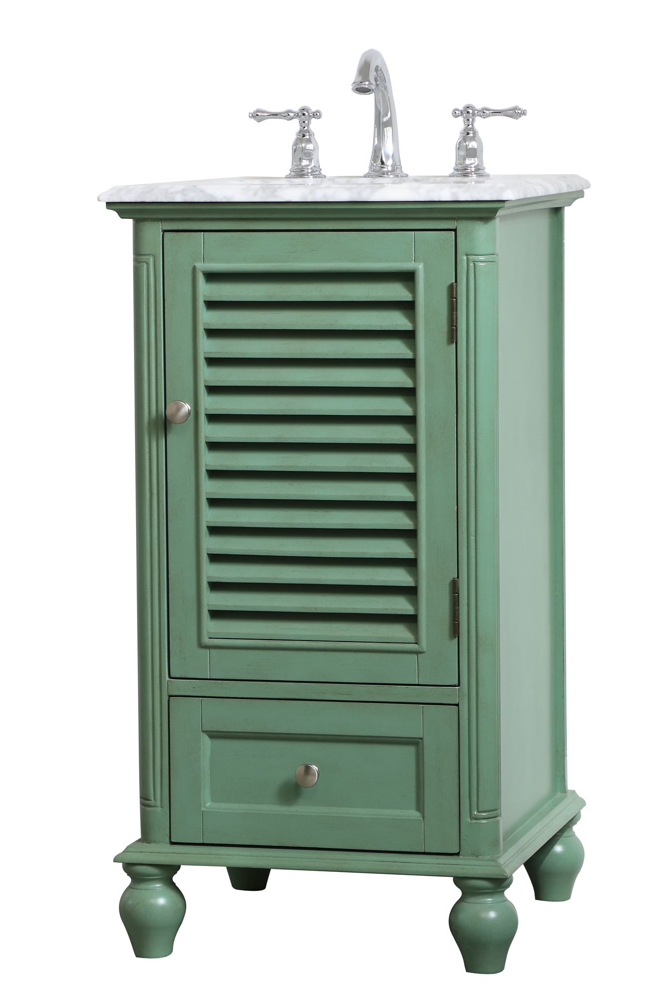 Elegant Rhodes 19 In. Bathroom Vanity In Mint