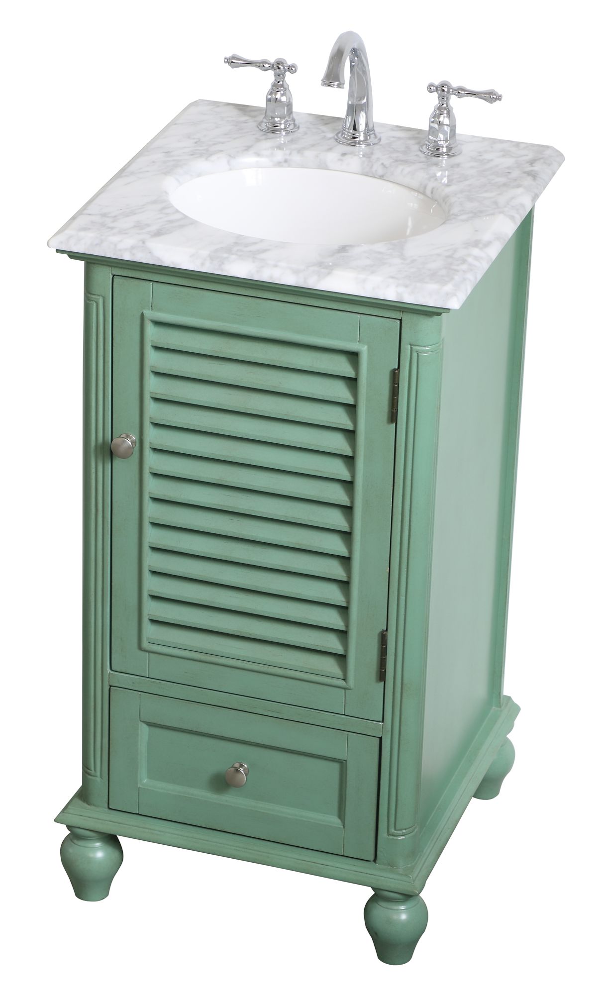 Elegant Rhodes 19 In. Bathroom Vanity In Mint