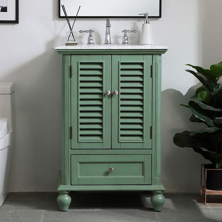 Image 1 Elegant Rhodes 24 In. Bathroom Vanity In Mint