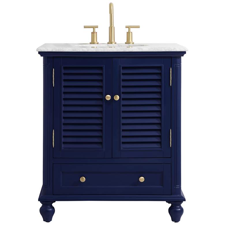 Image 1 Elegant Rhodes 30 In. Bathroom Vanity In Blue