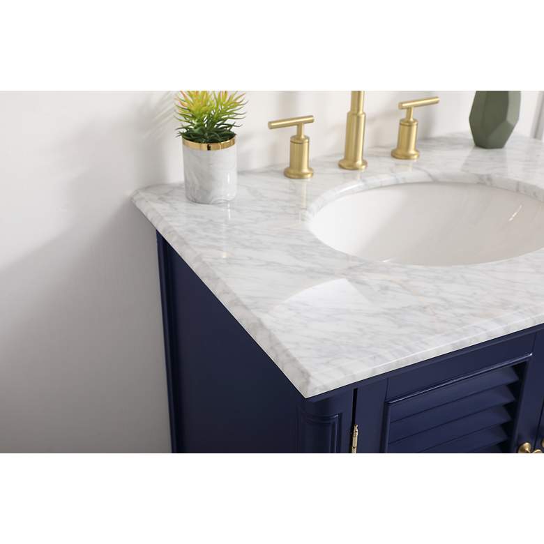 Image 6 Elegant Rhodes 30 In. Bathroom Vanity In Blue more views