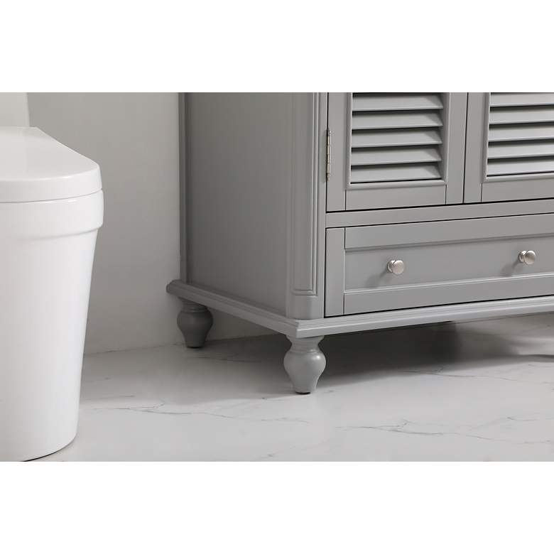 Image 7 Elegant Rhodes 30 In. Bathroom Vanity In Grey more views