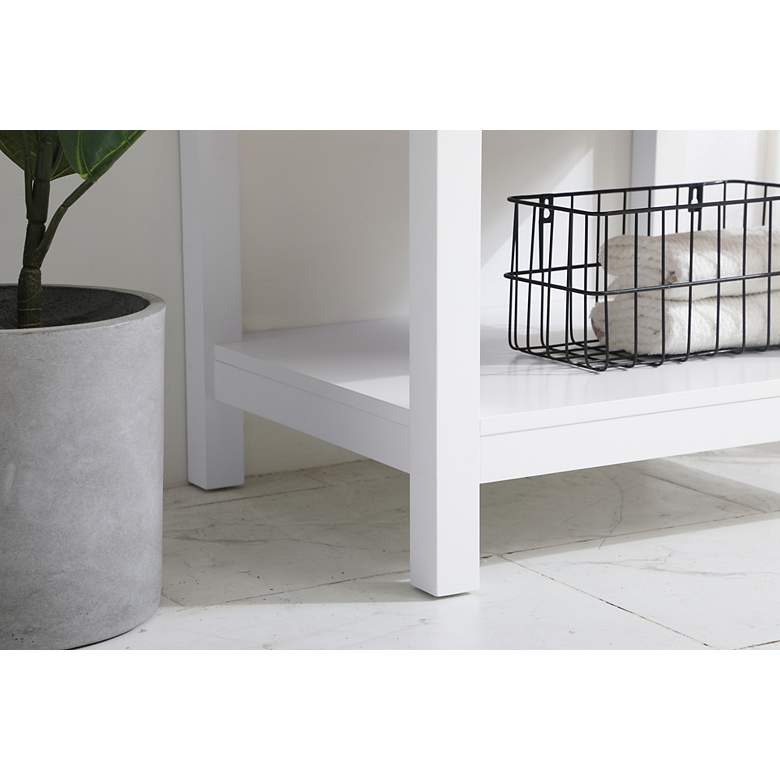Image 6 Elegant Sinclaire 24 In. Bathroom Vanity in White more views