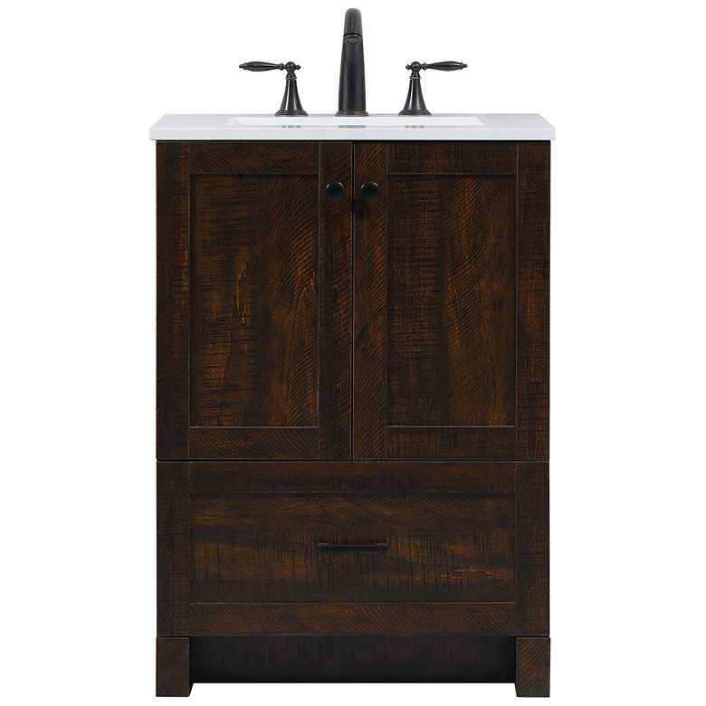 Image 1 Elegant Soma 24 In. Bathroom Vanity In Espresso