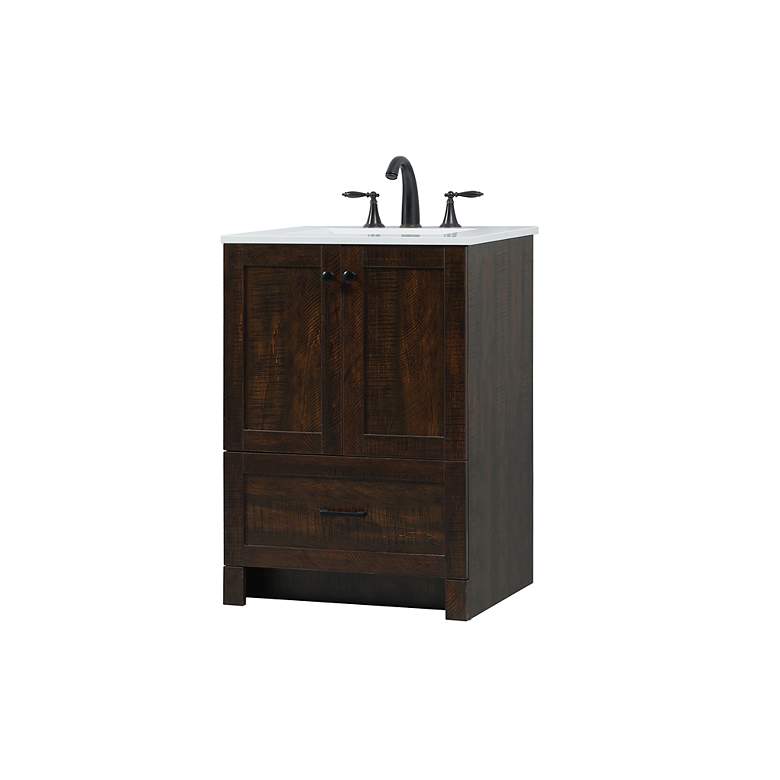 Image 3 Elegant Soma 24 In. Bathroom Vanity In Espresso more views
