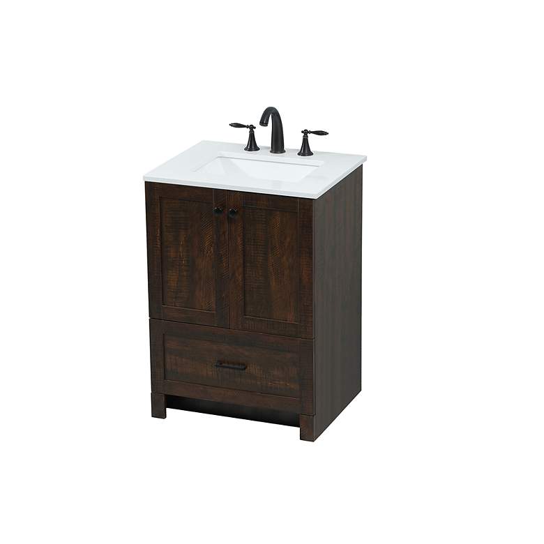 Image 4 Elegant Soma 24 In. Bathroom Vanity In Espresso more views