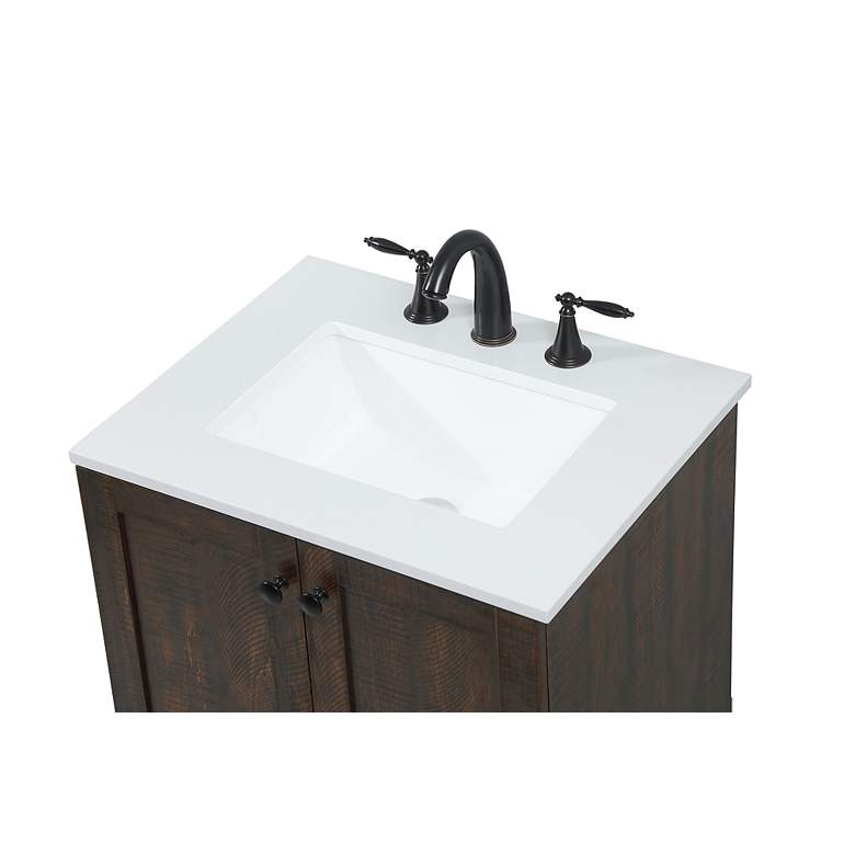 Image 6 Elegant Soma 24 In. Bathroom Vanity In Espresso more views