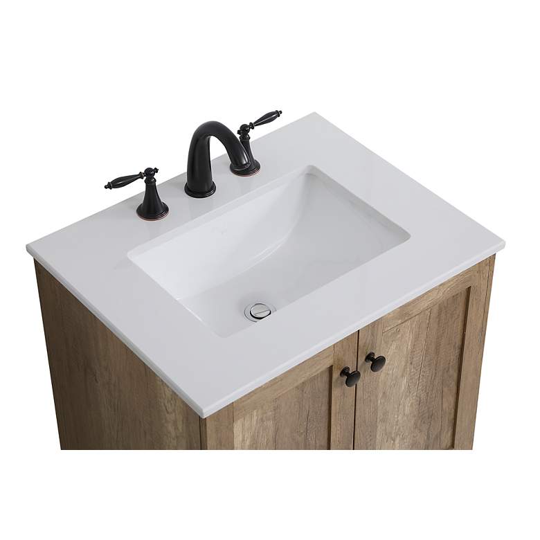 Image 6 Elegant Soma 24 In. Bathroom Vanity In Natural Oak more views