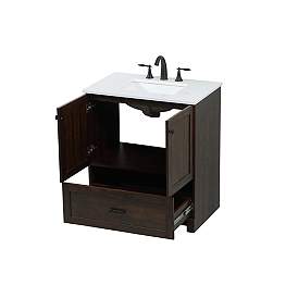 Image5 of Elegant Soma 30 In. Bathroom Vanity In Espresso more views