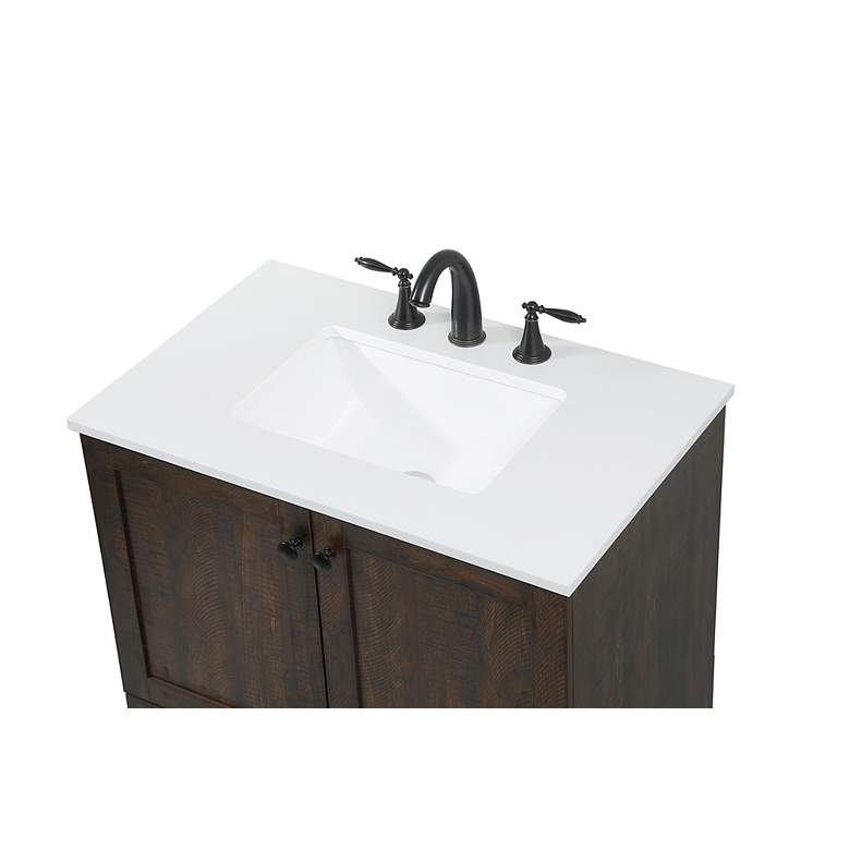 Image 6 Elegant Soma 30 In. Bathroom Vanity In Espresso more views
