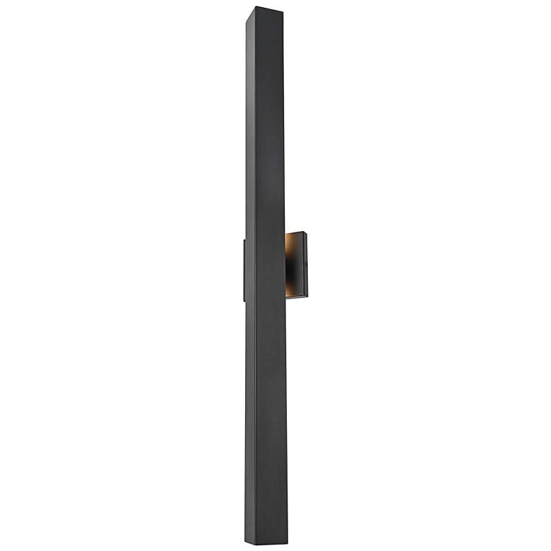 Image 4 Elegant Troy 4.5 x 38 inch Outdoor Wall Sconce in Black more views