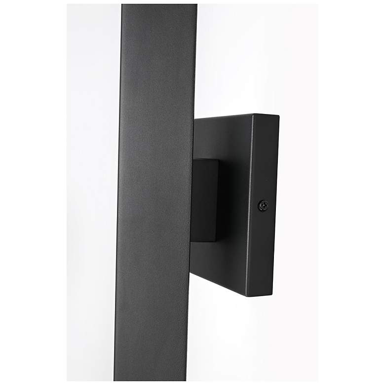 Image 6 Elegant Troy 4.5 x 38 inch Outdoor Wall Sconce in Black more views