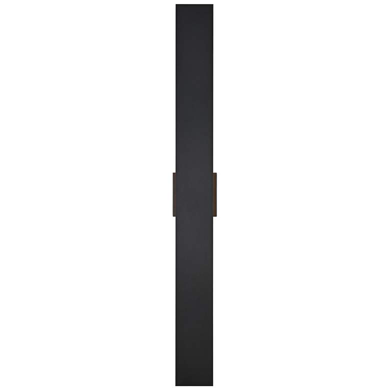 Image 2 Elegant Waylen 4.5 x 40 inch Outdoor Wall Sconce in Black