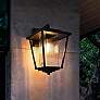 Thumbnail1 of Elegant York 10 Inch Outdoor Wall Sconce in Black