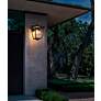 Thumbnail3 of Elegant York 10 Inch Outdoor Wall Sconce in Black more views