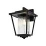 Thumbnail4 of Elegant York 10 Inch Outdoor Wall Sconce in Black more views
