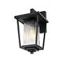 Thumbnail4 of Elegant York 6.5 Inch Outdoor Wall Sconce in Black more views