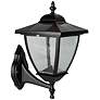 Watch A Video About the Elegante Black Outdoor Solar LED Pier Mount Light