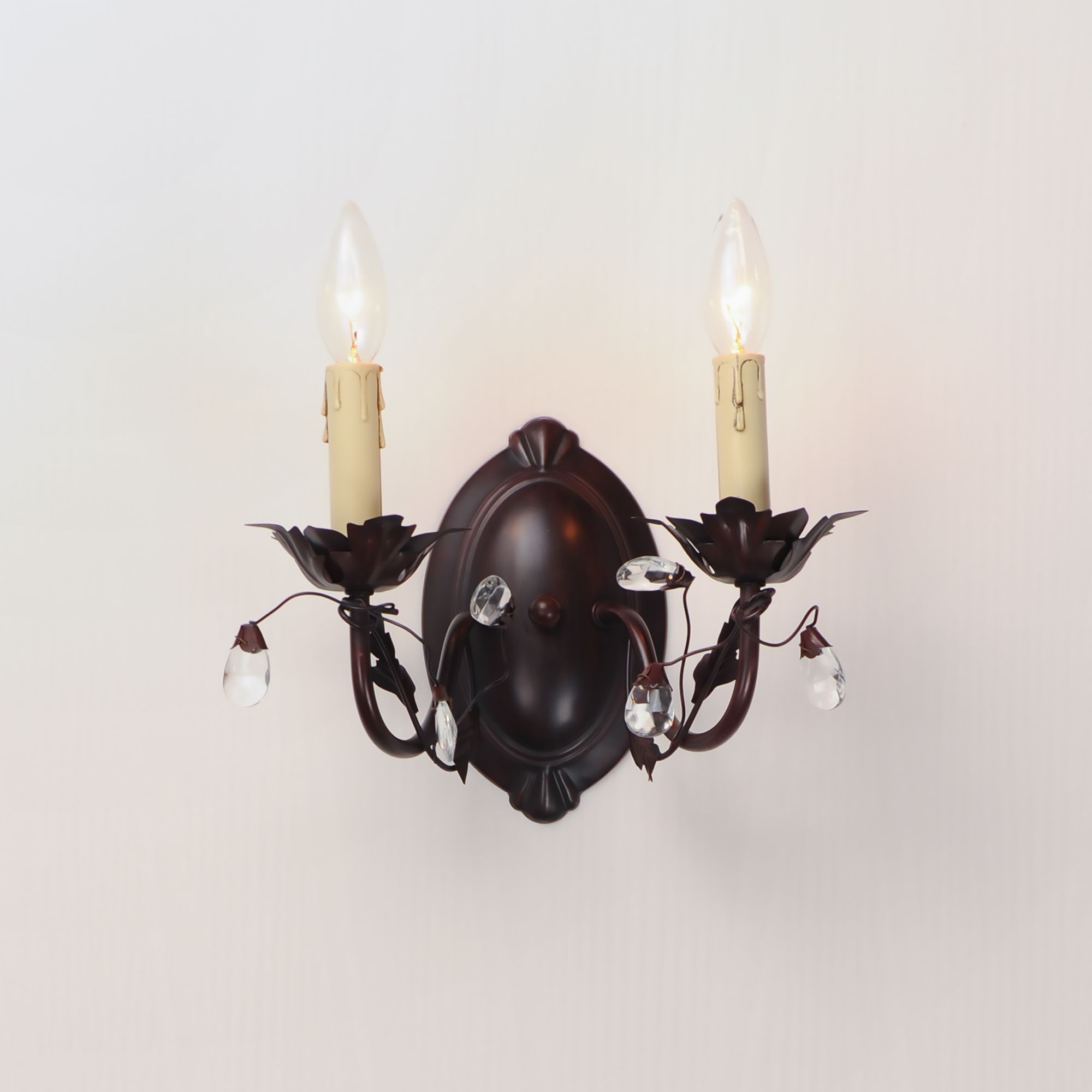 Image 3 Elegante 2-Light Wall Sconce Oil Rubbed Bronze more views