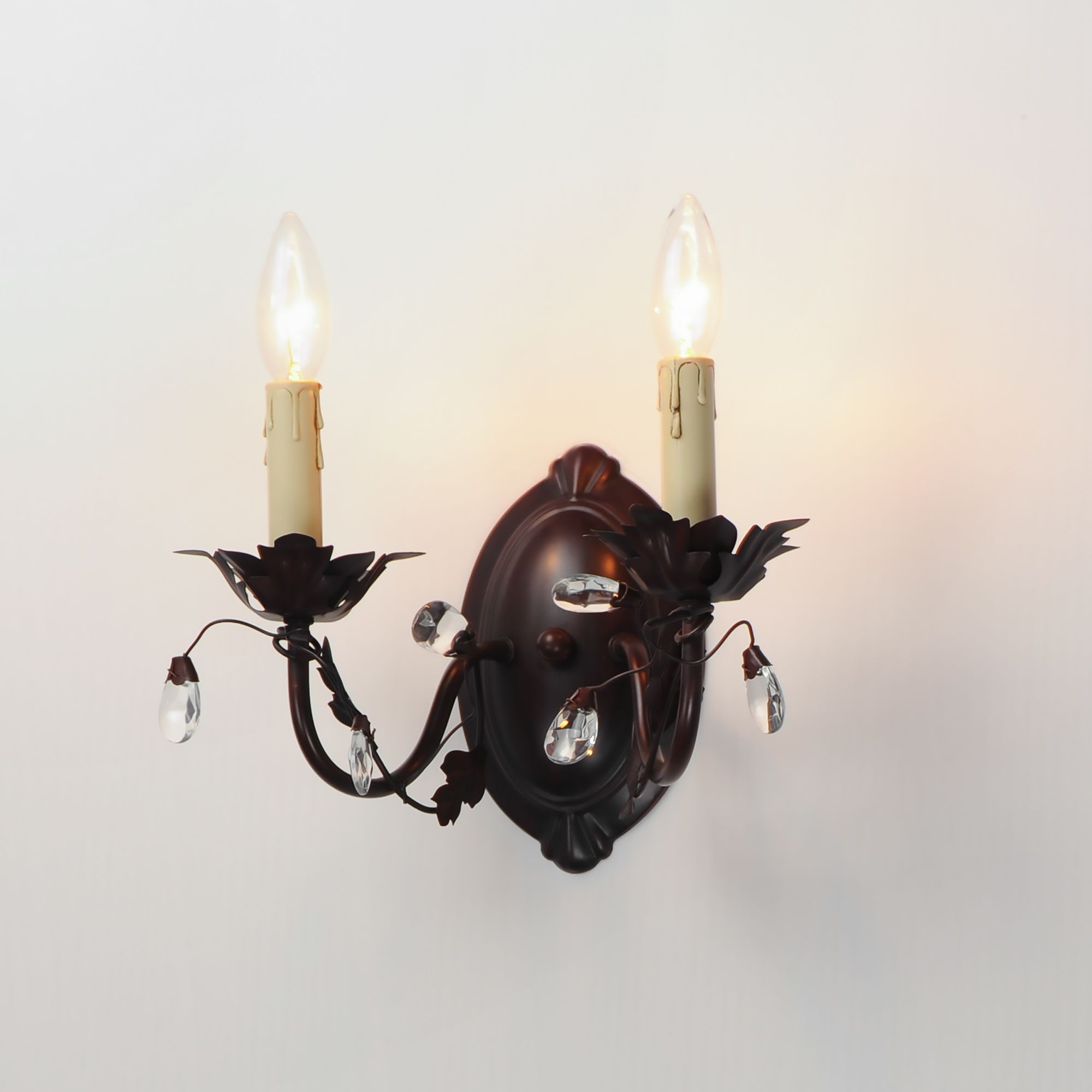 Image 4 Elegante 2-Light Wall Sconce Oil Rubbed Bronze more views