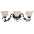 Elegante Collection 28" Wide Bronze Bathroom Light Fixture