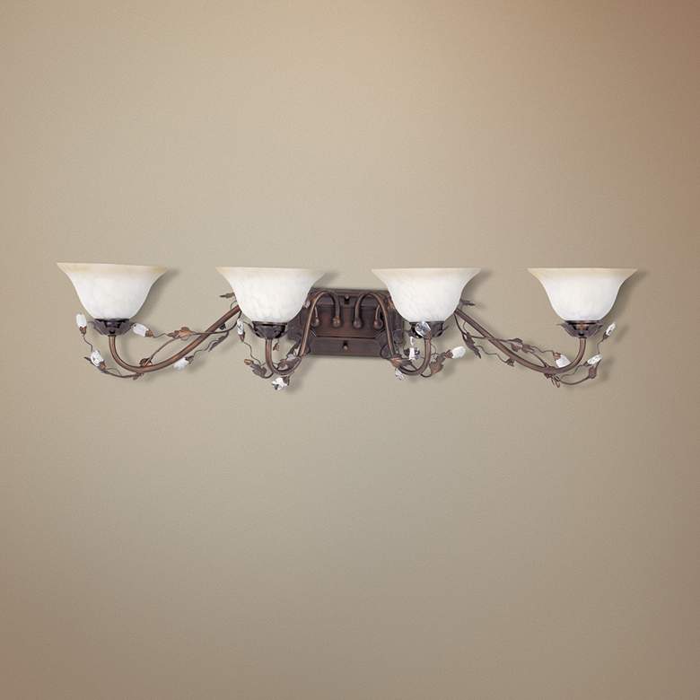 Image 1 Elegante Collection 38 1/2" Wide Bronze Bathroom Fixture