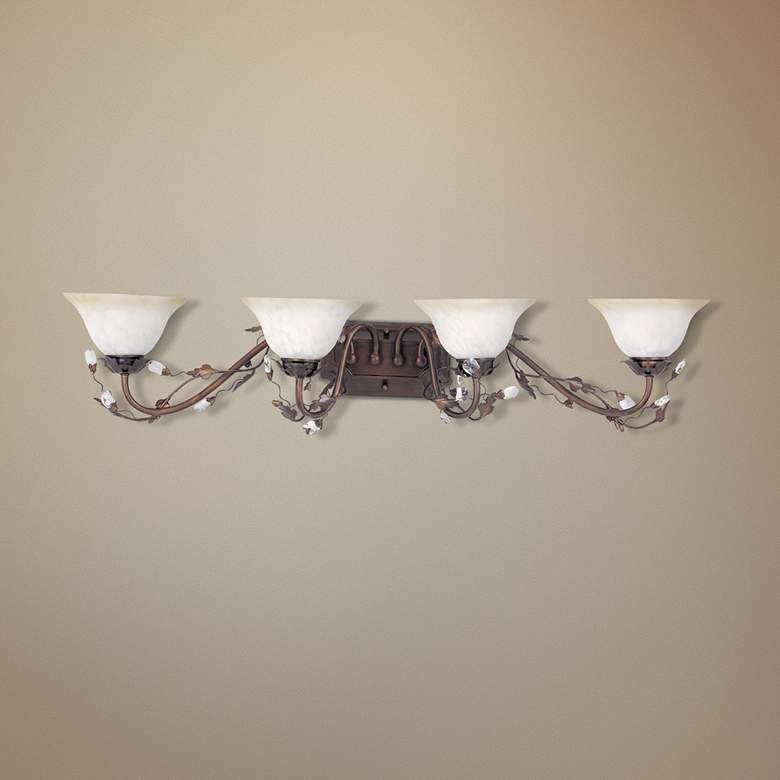 Image 1 Elegante Collection 38 1/2 inch Wide Bronze Bathroom Fixture