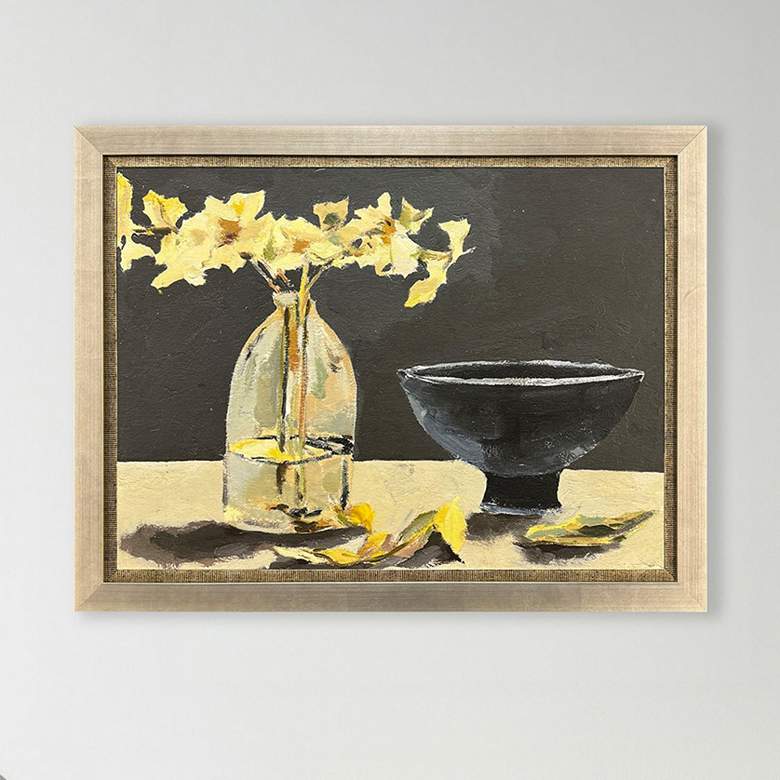Image 1 Elegy in Neutral I 32"W x 24"H Framed Art