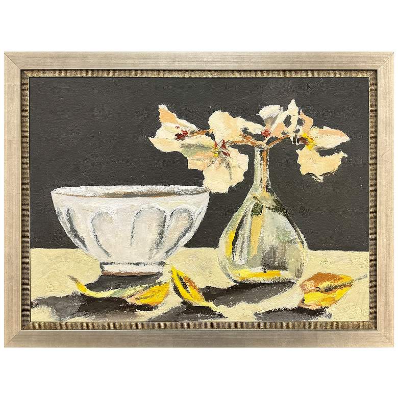 Image 2 Elegy in Neutral II 32"W x 24"H Framed Art