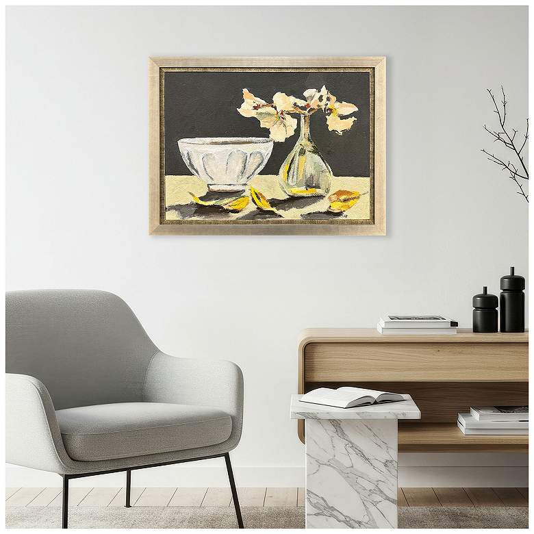 Image 5 Elegy in Neutral II 32"W x 24"H Framed Art more views