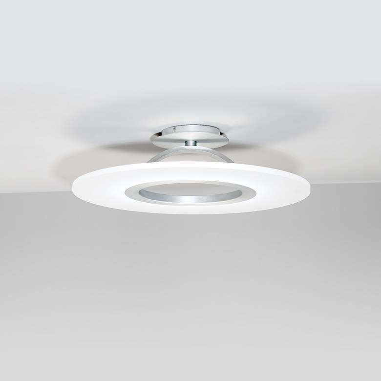 Image 5 Elektron 20"W Brushed Aluminum LED Ceiling/Pendant Light more views