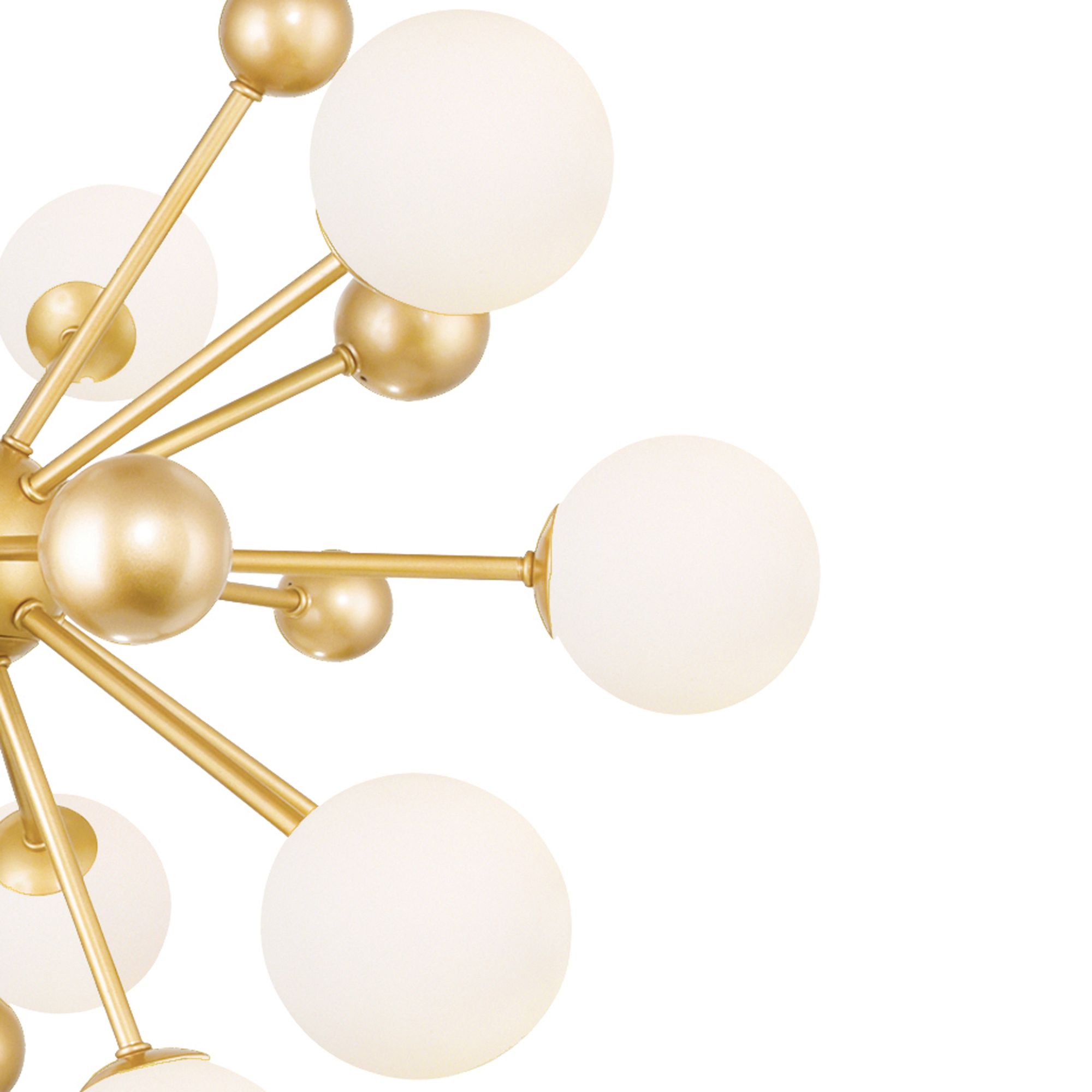 Image 3 Element 11 Light 24in Sun Gold Chandelier more views
