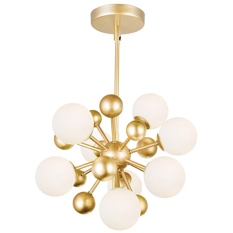 Image 1 Element 16" Wide Sun Gold 8-Light Sputnik Chandelier