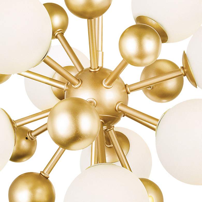 Image 2 Element 16" Wide Sun Gold 8-Light Sputnik Chandelier more views