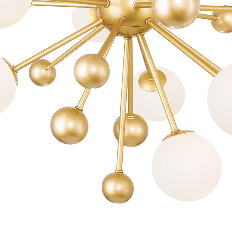 Image 4 Element 16" Wide Sun Gold 8-Light Sputnik Chandelier more views