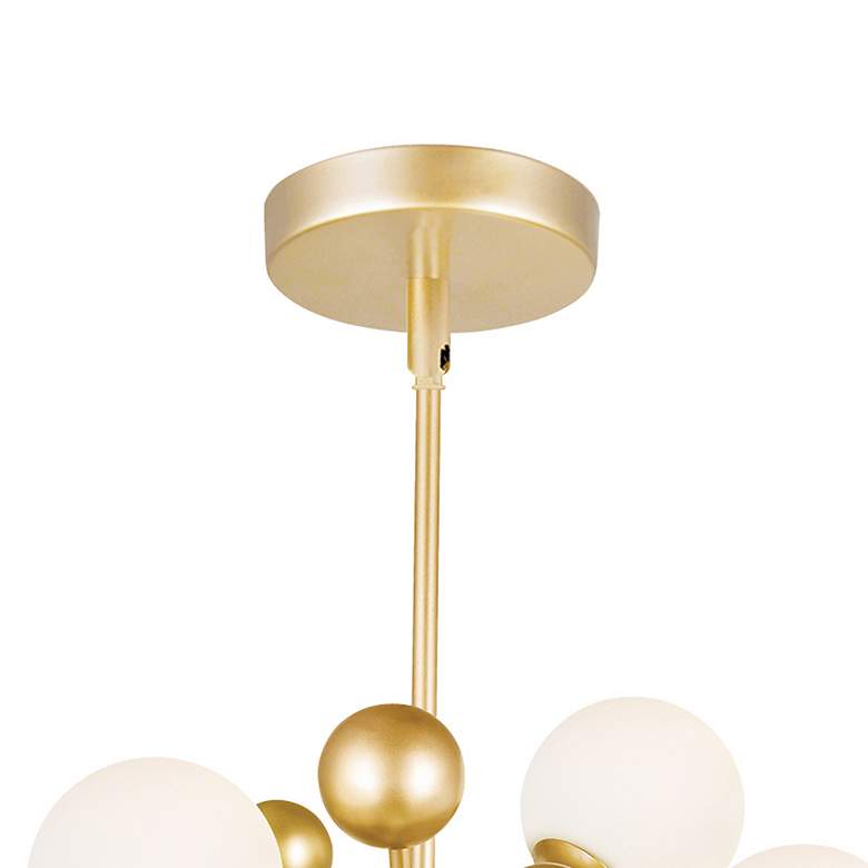 Image 5 Element 16" Wide Sun Gold 8-Light Sputnik Chandelier more views