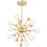1_Element 24" Wide Sun Gold 11-Light Sputnik Chandelier