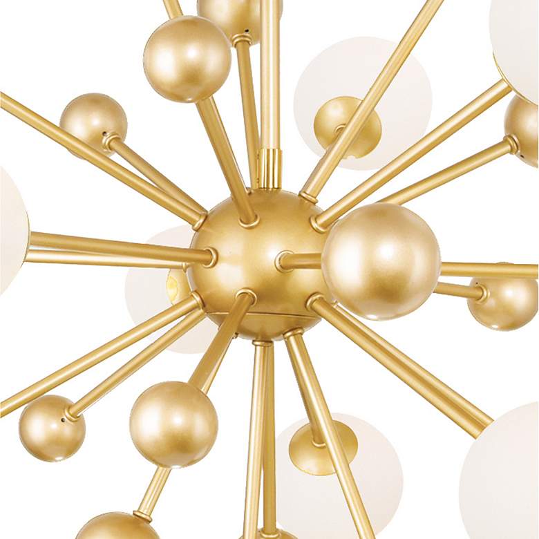 Image 2 Element 24" Wide Sun Gold 11-Light Sputnik Chandelier more views