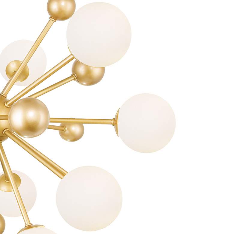 Image 3 Element 24" Wide Sun Gold 11-Light Sputnik Chandelier more views