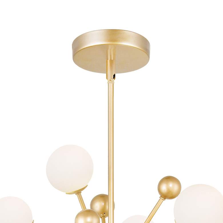 Image 5 Element 24" Wide Sun Gold 11-Light Sputnik Chandelier more views