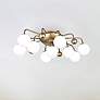 1_Element 24" Wide Sun Gold 9-Light Ceiling Light