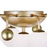 6_Element 24" Wide Sun Gold 9-Light Ceiling Light more views
