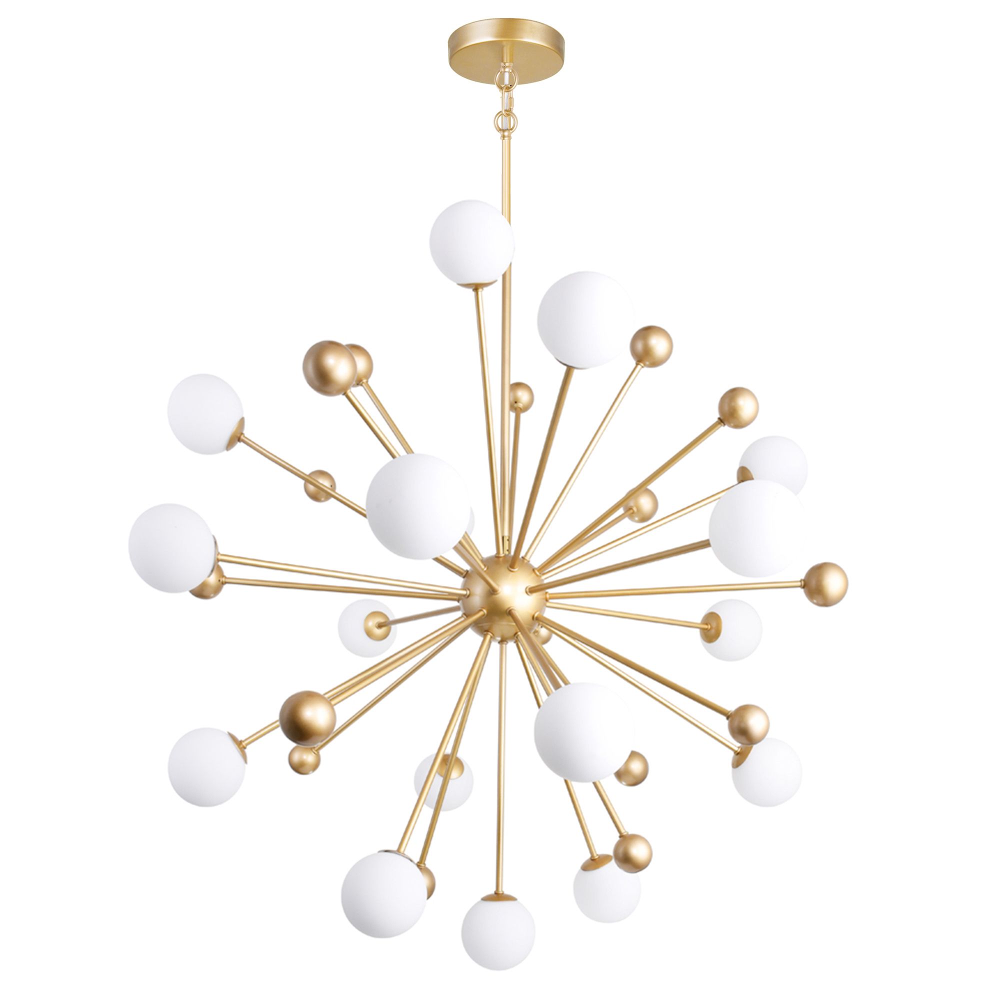 Image 6 Element 39" Wide Sun Gold 17-Light Chandelier more views