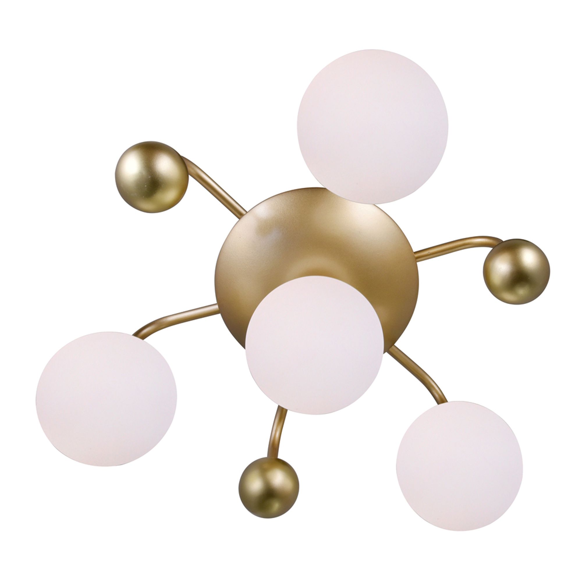 Image 3 Element 4 Light 16in Sun Gold Flush Mount more views