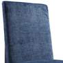 Element Blue Velvet Fabric Dining Chair