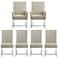 Element Champagne Dining Chairs (Set of 6)